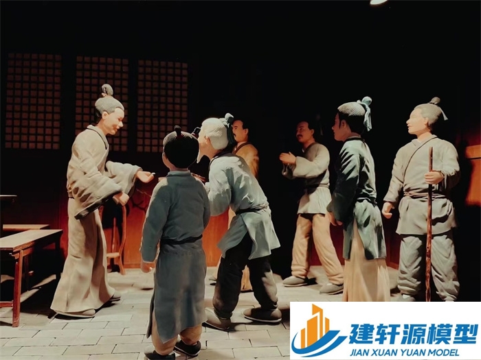 中方喻侃压粮饷军场景