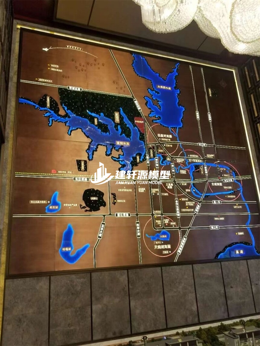 中方区域壁挂模型制作