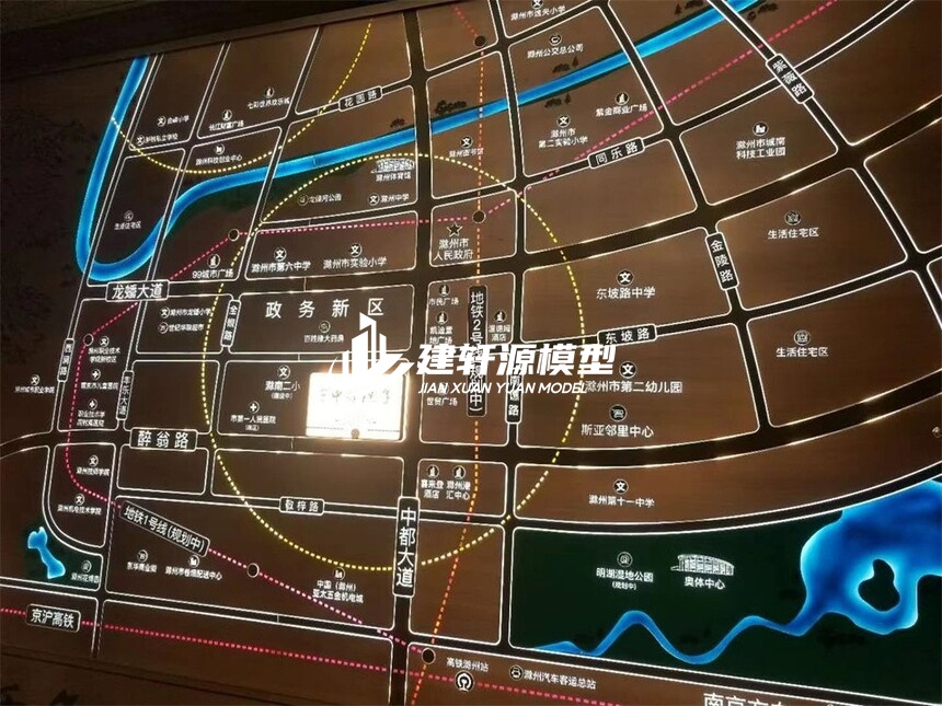 中方区域壁挂模型
