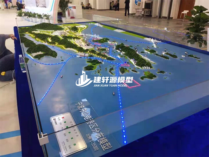 中方地形地貌模型