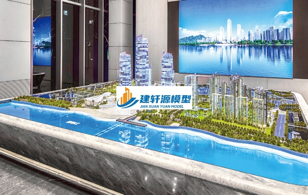 中方富春-金茂星外滩模型