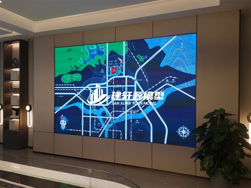 中方地产壁挂模型制作