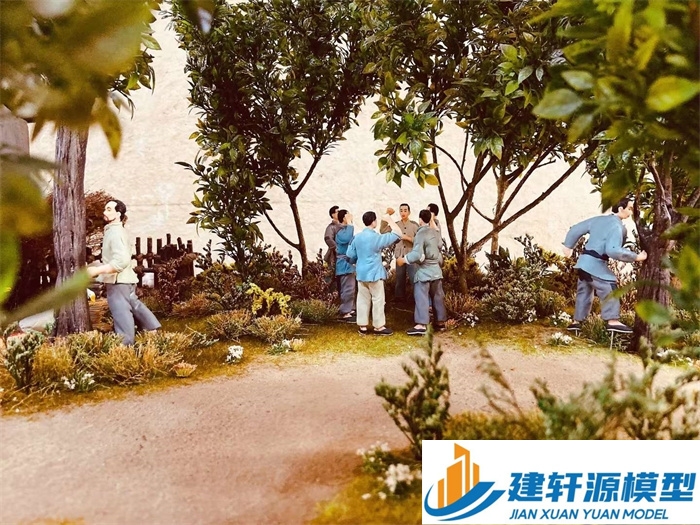 中方径山·中共临余工委建立场景模型