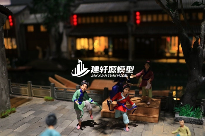 中方京杭大运河博物馆·北新夜市场景模型